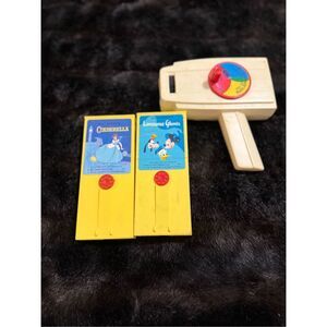 Vintage Fisher Price Movie Viewer #460 with Cinderella Lonesome Ghosts